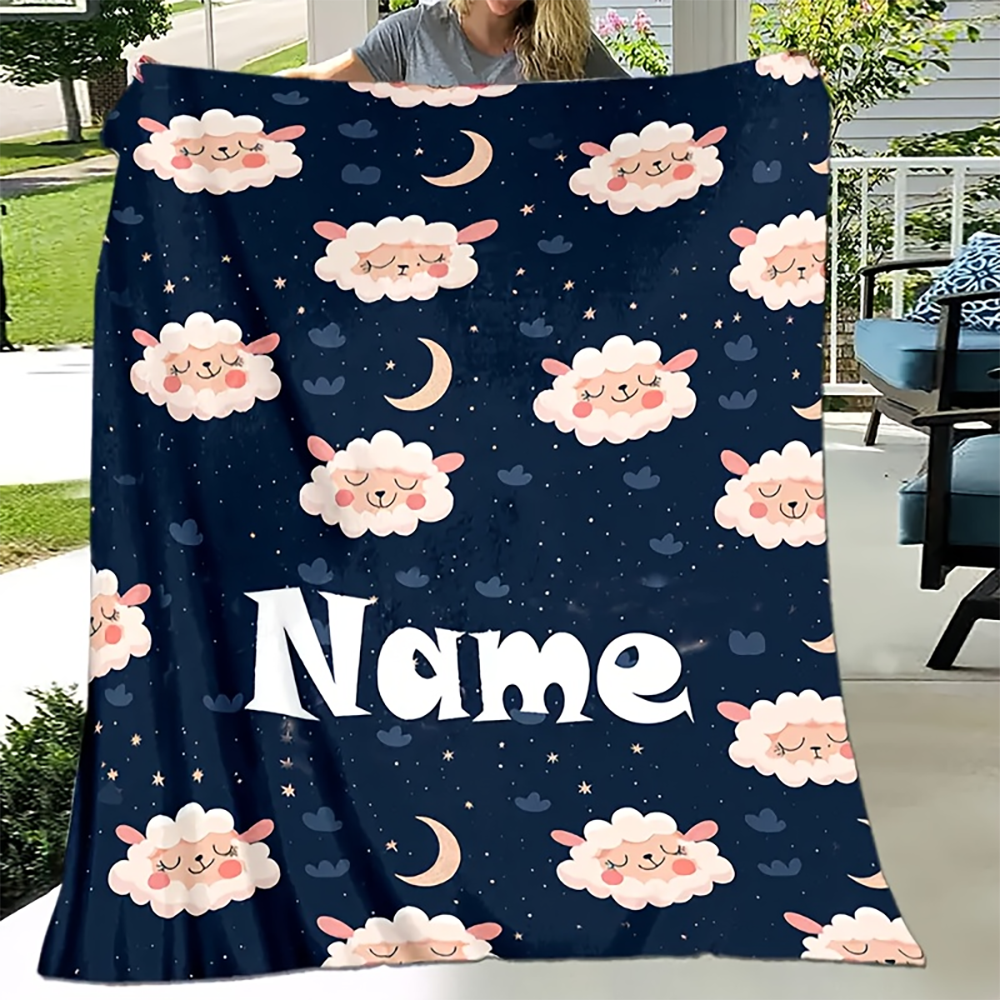 Custom Night Sky - 1pc Personalized Cute Sheep Night Sky