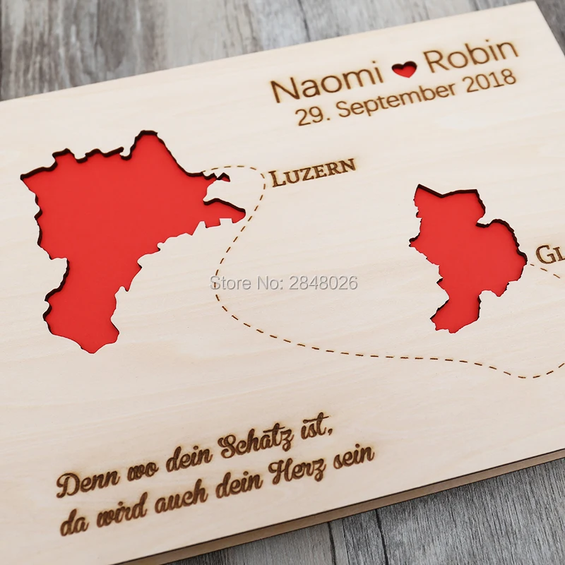 Rustic personalized wedding gu - Custom Photo Book reseña y precio