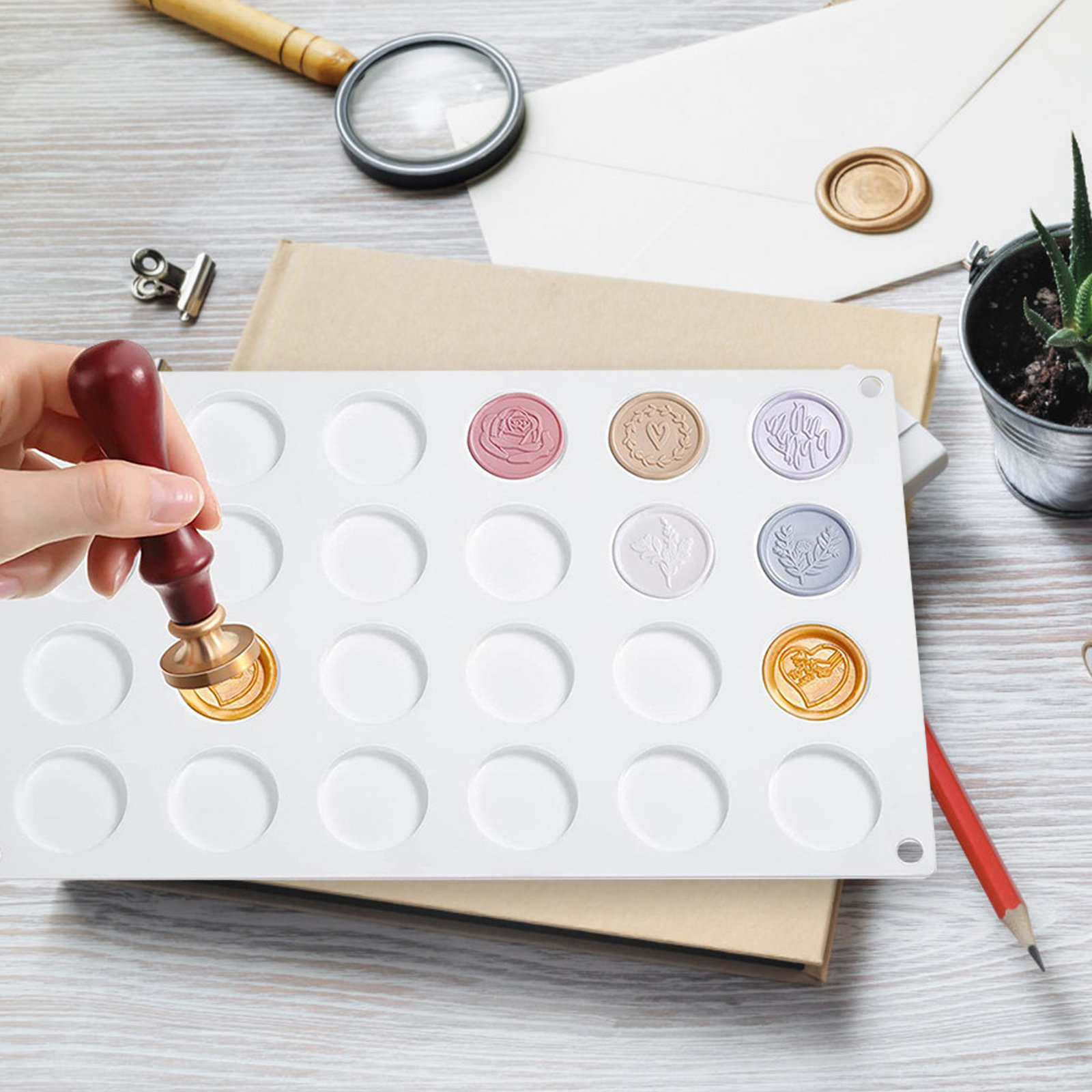 1Set Premium Silicone Wax Seal - Wax Seal Letter Kit reseña y precio