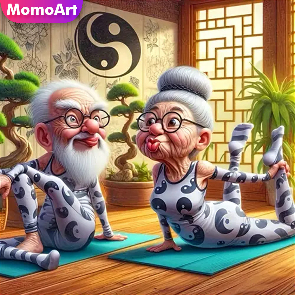 Momoart Old People Diamond Mos - Photo Mosaic Print reseña y precio