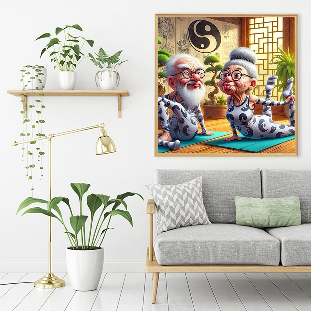 Momoart Old People Diamond Mos - Photo Mosaic Print reseña y precio