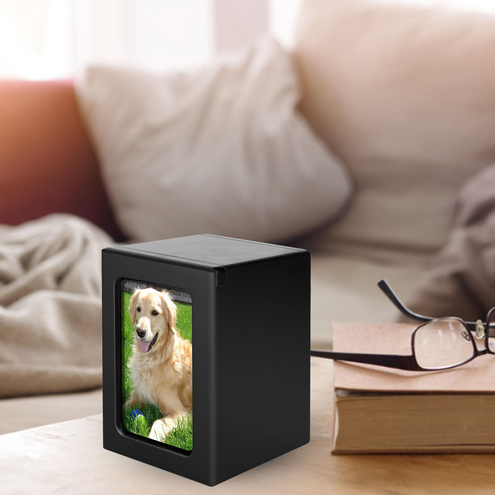 Wooden Pet Urns Wooden Cremati - Engraved Wood Frame reseña y precio