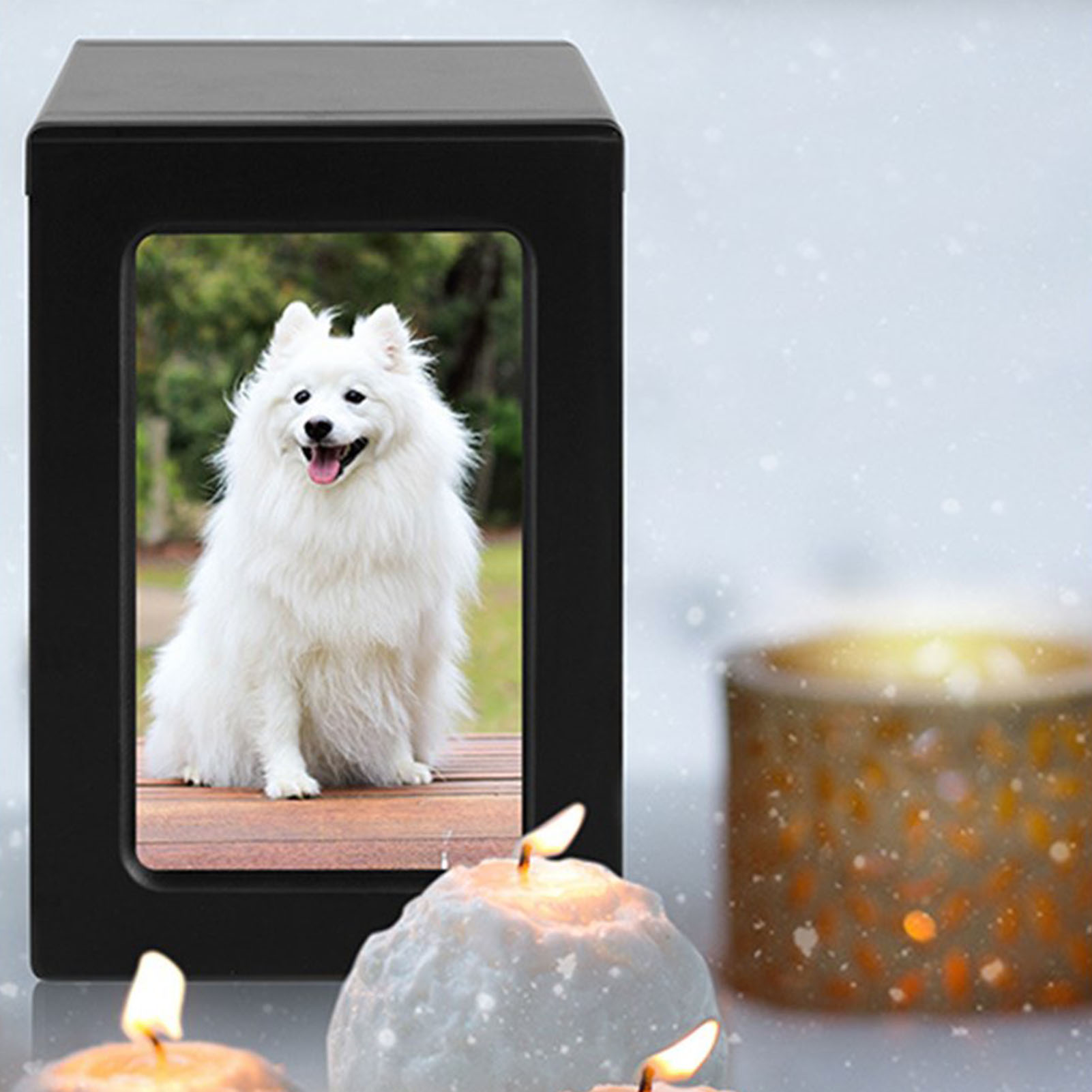 Wooden Pet Urns Wooden Cremati - Engraved Wood Frame reseña y precio