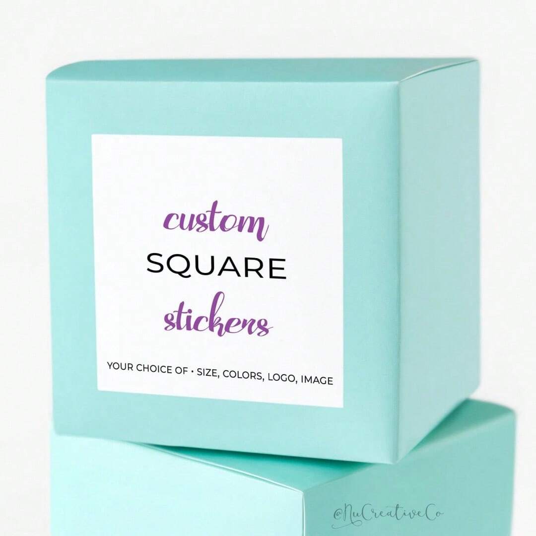 Custom stickers 4-8 cm persona - Personalised Candle Label reseña y precio