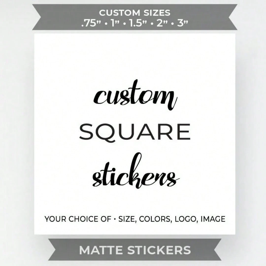 Custom stickers 4-8 cm persona - Personalised Candle Label reseña y precio