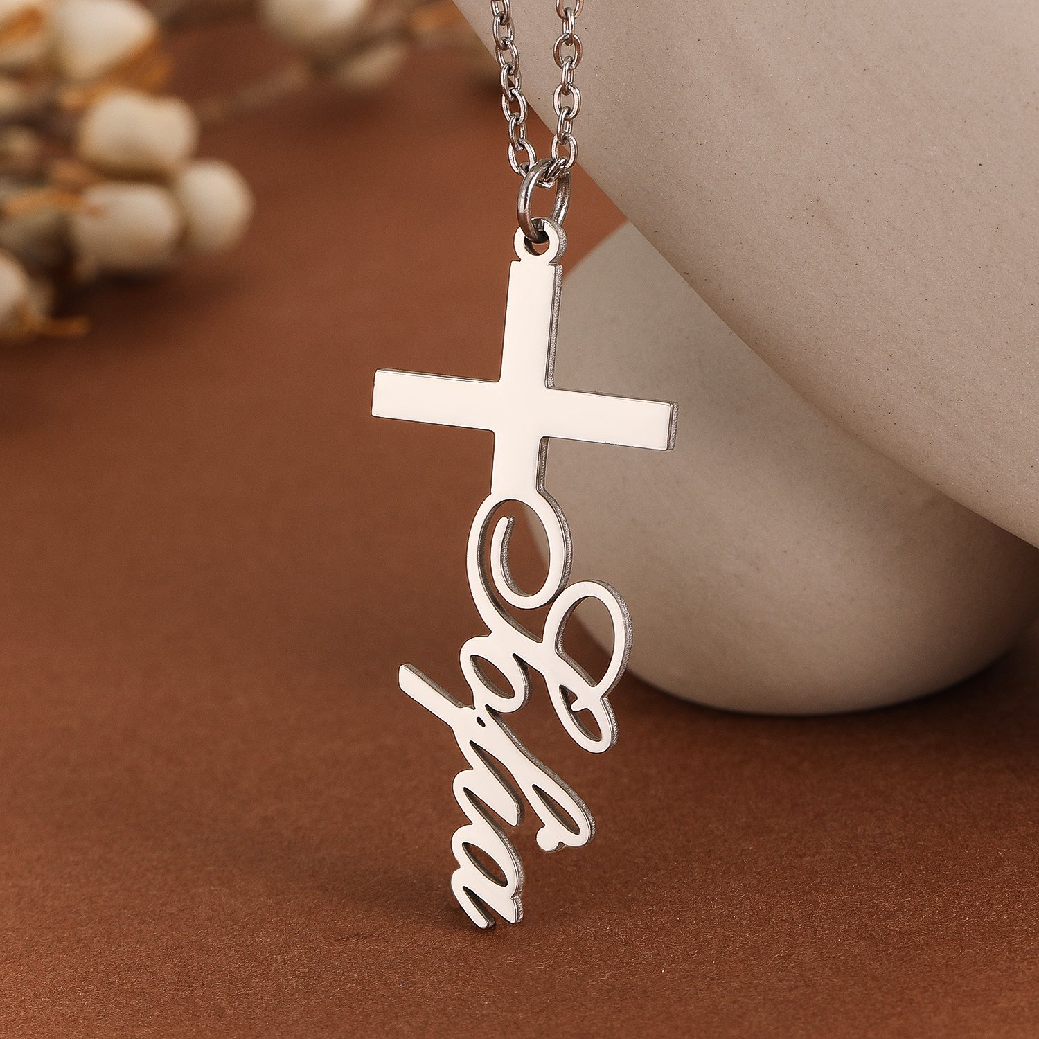 1pc Personalized Easter Gift S - Name Necklace Custom reseña y precio