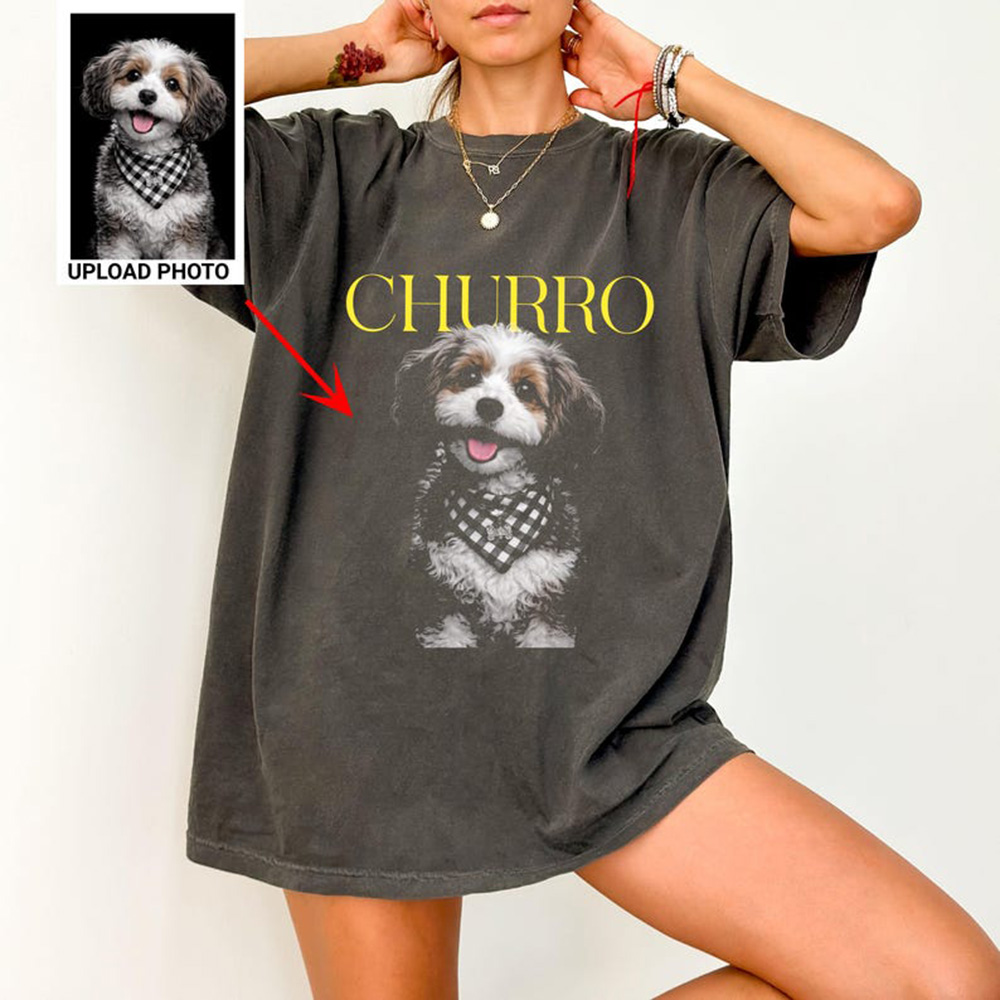 Personalized Custom Pet Portra - Pet Portrait Custom reseña y precio