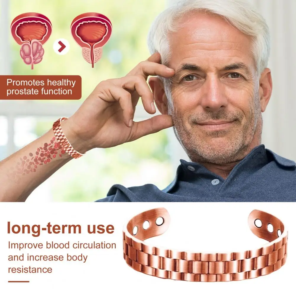 Magnetic Copper Prostate Wrist - Coordinates Bracelet reseña y precio