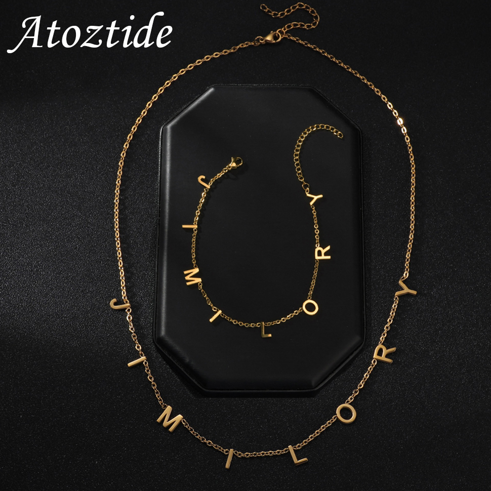 Atoztide Personalized Custom N - Personalized Name Box reseña y precio