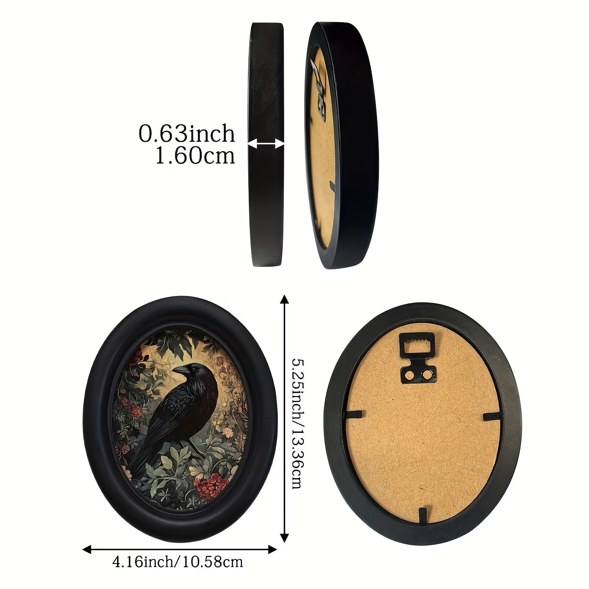 1 Piece of Bohemian Vintage 3D - Engraved Wood Frame reseña y precio