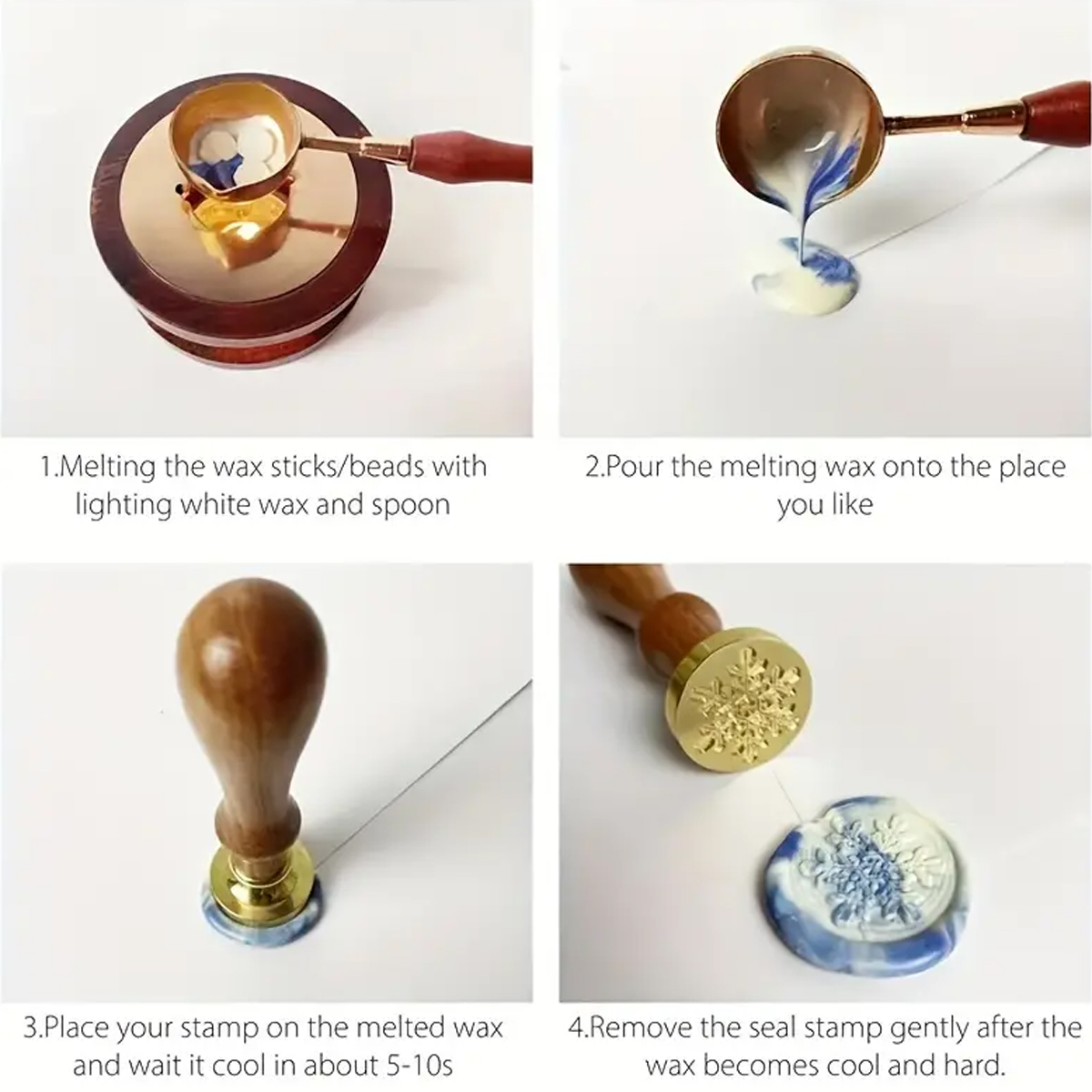 100pc/bag Wax Seal Beads Kit,D - Wax Seal Letter Kit reseña y precio
