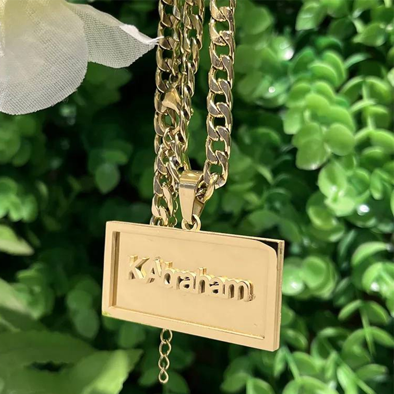 Custom Name Hip Hop Necklace f - Name Necklace Custom reseña y precio