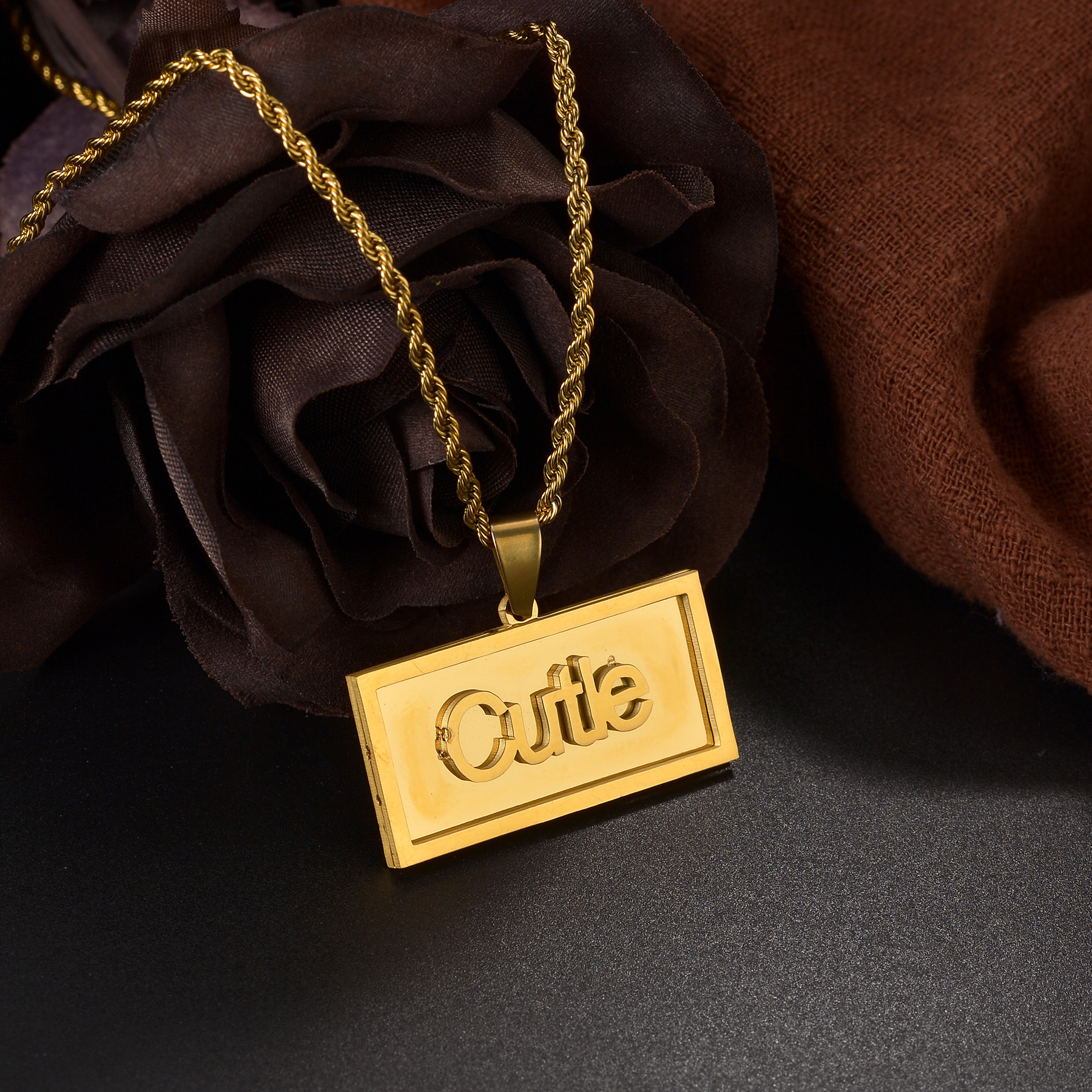 Custom Name Hip Hop Necklace f - Name Necklace Custom reseña y precio