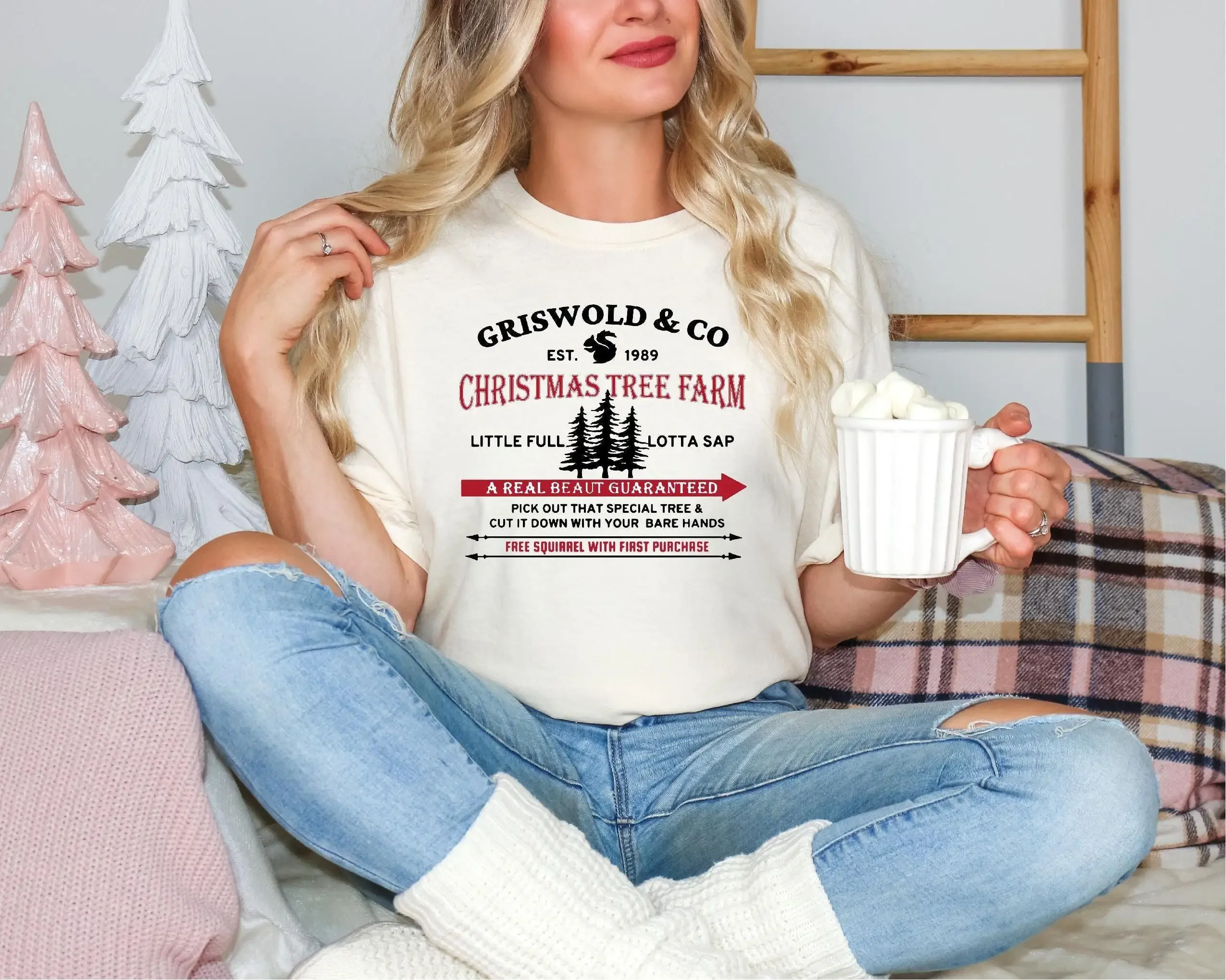 Griswold Co Tree Farm Since 19 - Family Tree Print reseña y precio
