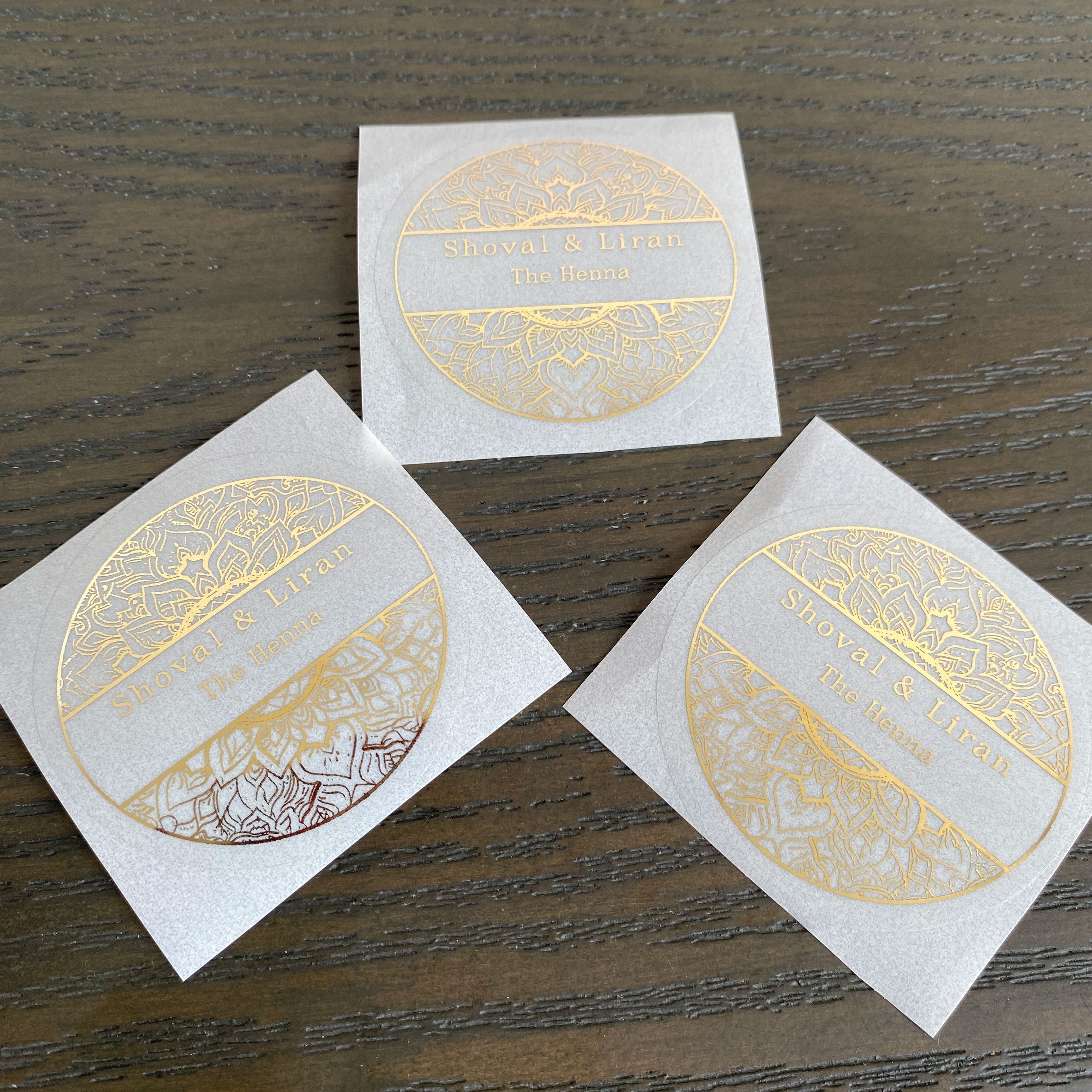 Custom henna day candle sticke - Personalised Candle Label reseña y precio