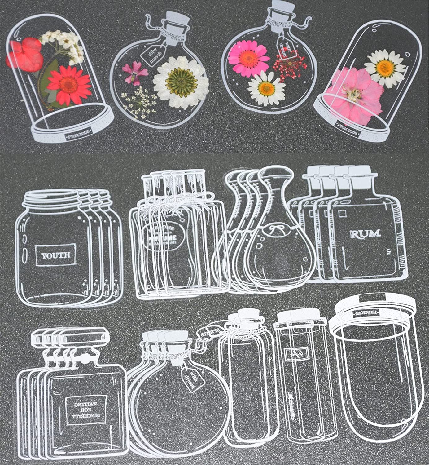 30Pcs Handmade DIY Transparent - Dried Flower Bookmark reseña y precio