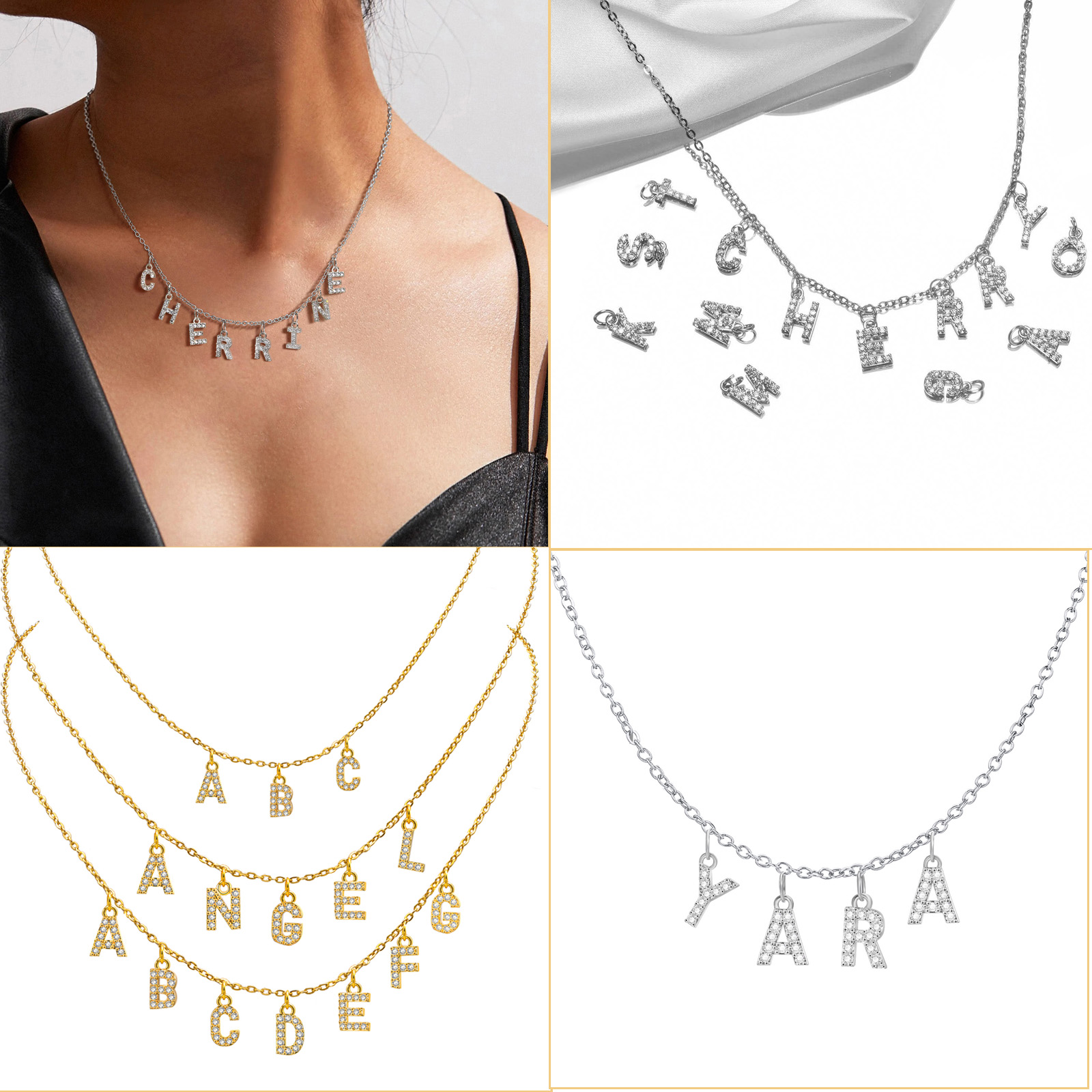 Custom Personalized Name Neckl - Name Necklace Custom reseña y precio