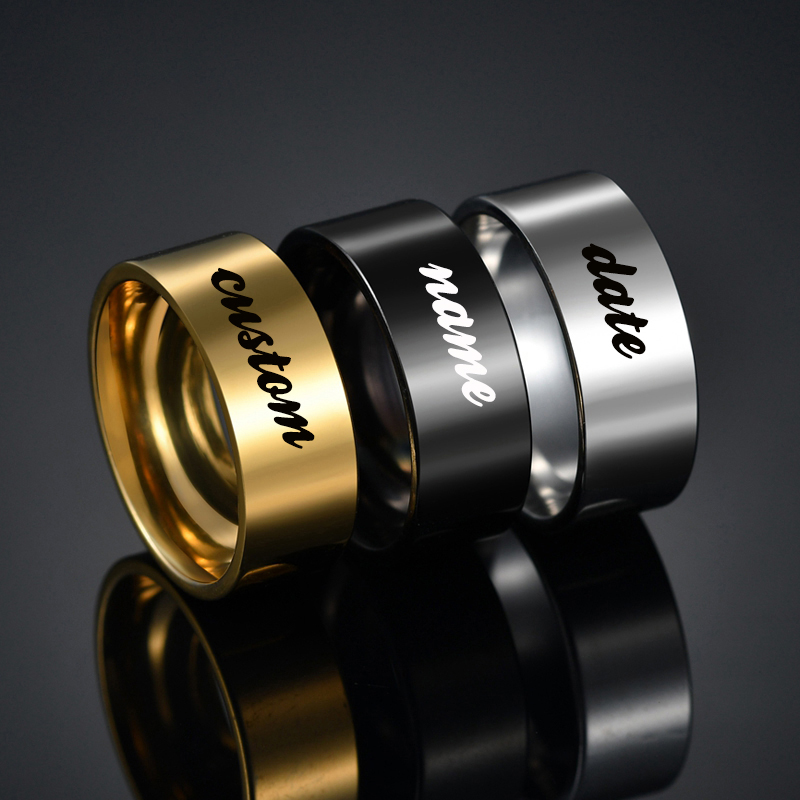 Atoztide 4/6/8mm Personalized  - Initial Ring Custom reseña y precio
