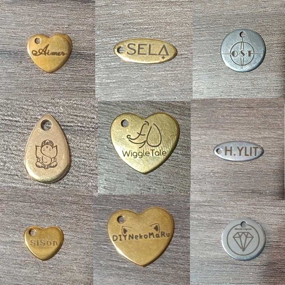 100pcs Custom Laser Engrave LO - Pet Portrait Custom reseña y precio