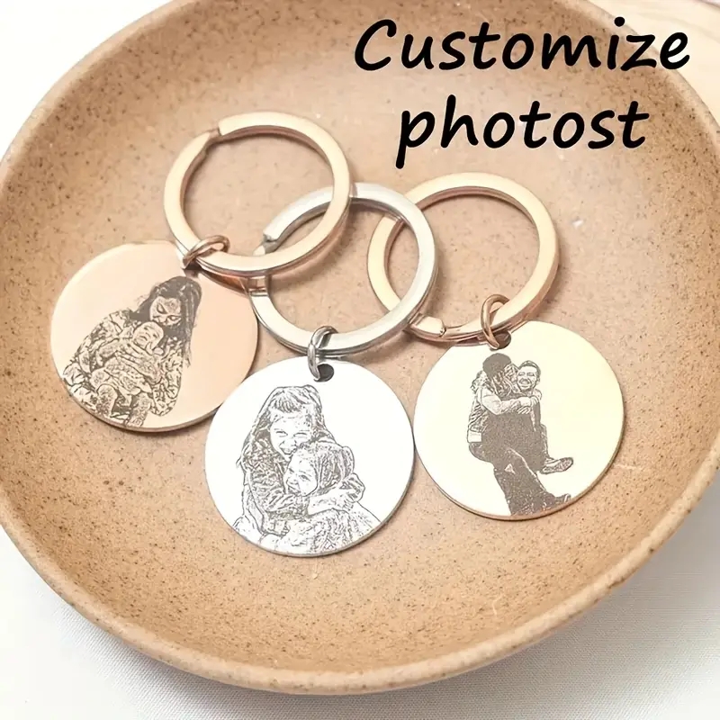 Personalized Engraved Portrait - Initial Ring Custom reseña y precio