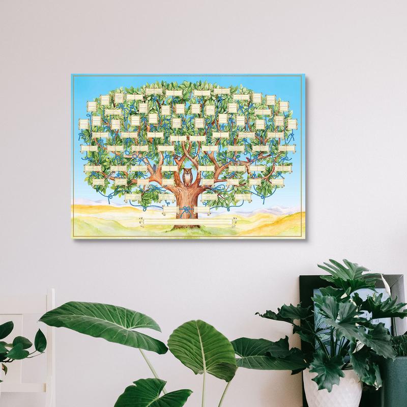 Fillable Family Tree Chart 6 G - Family Tree Print reseña y precio
