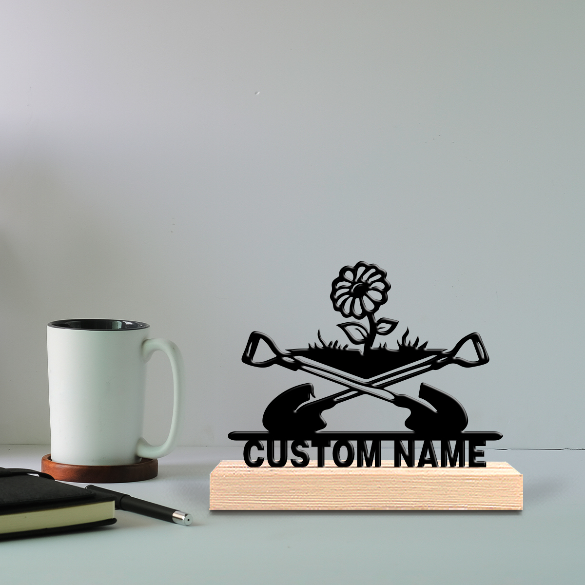 A modern minimalist customizat - Engraved Wood Frame reseña y precio