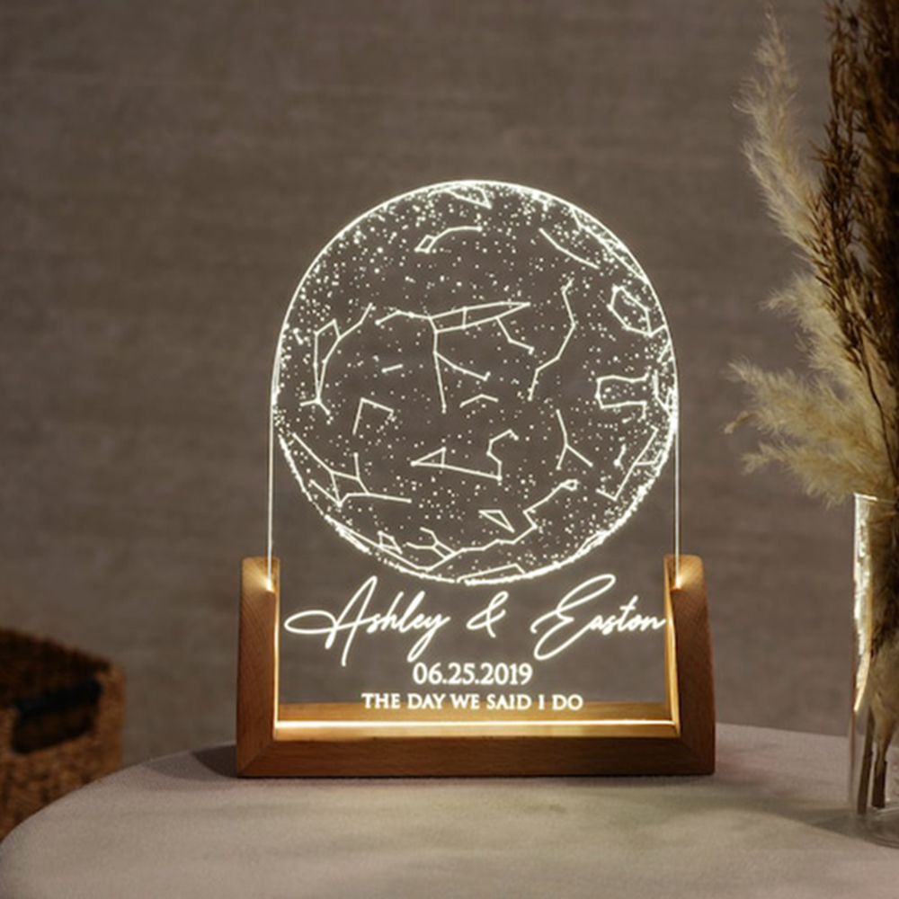 Custom Star Map by Date Person - Custom Star Map reseña y precio