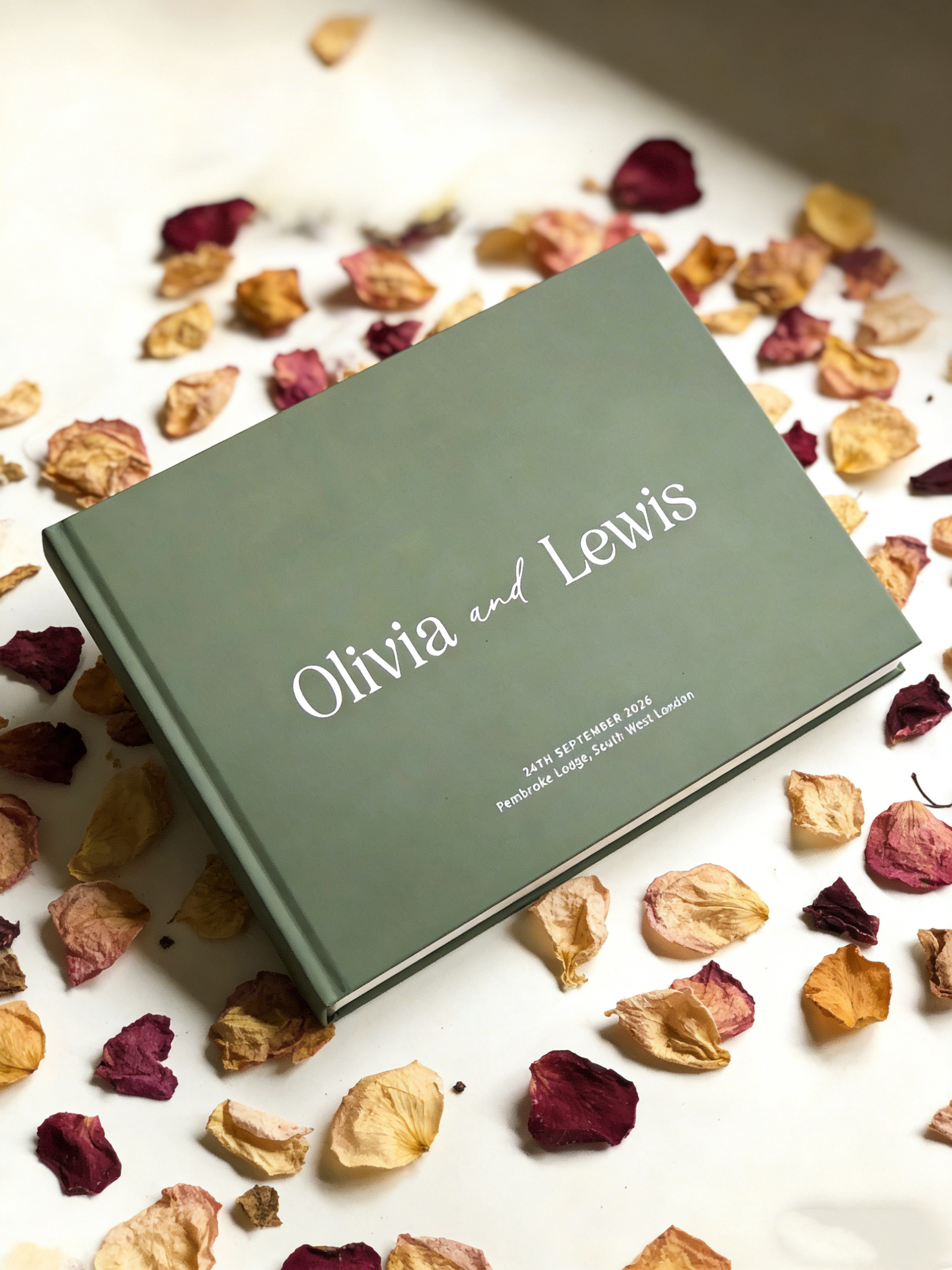 Custom Wedding Guest Book Pers - Custom Photo Book reseña y precio