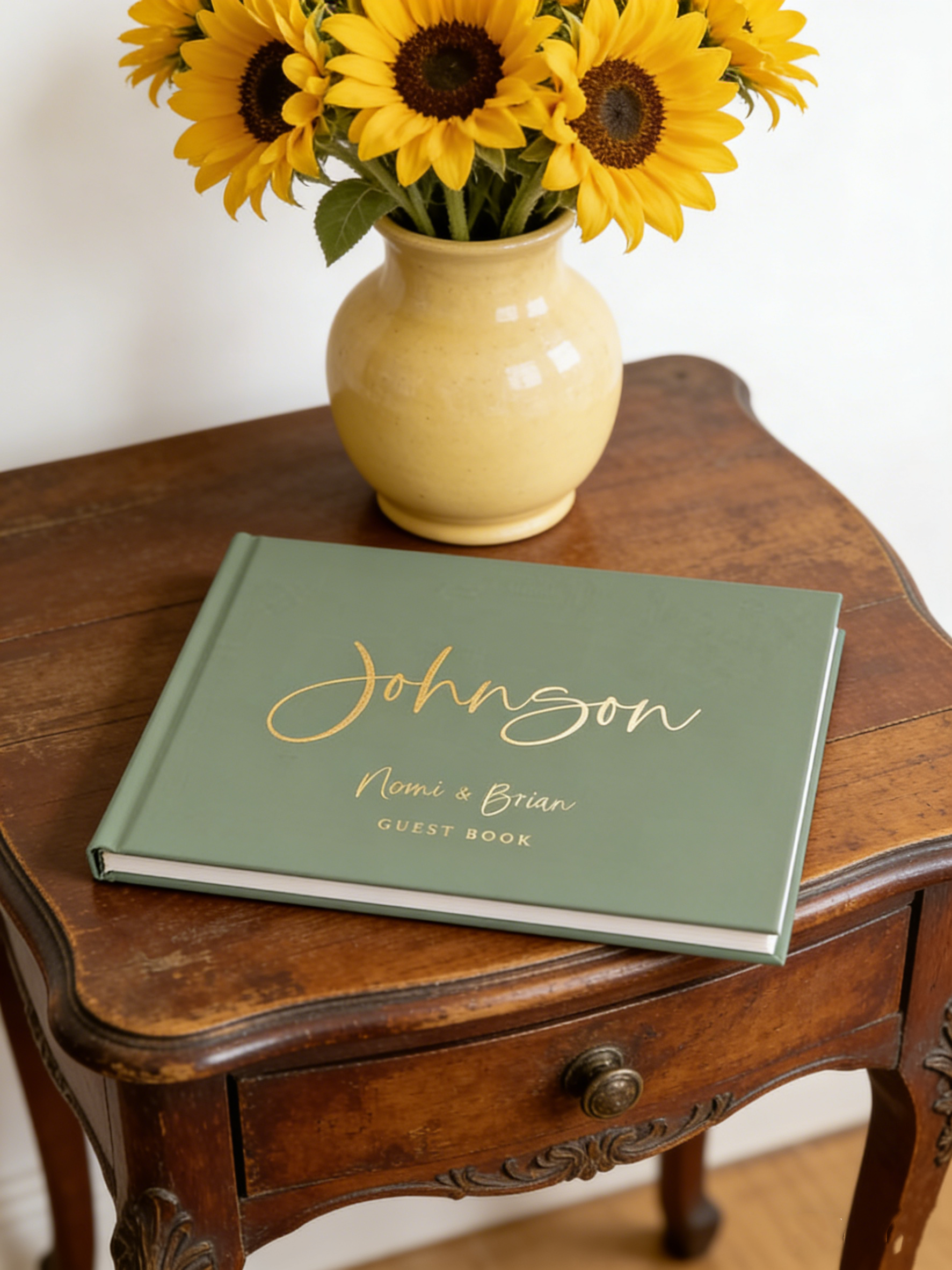 Custom Wedding Guest Book Pers - Custom Photo Book reseña y precio