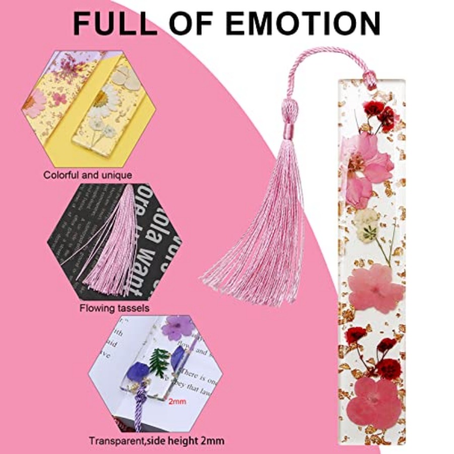Bookmarks for Women, Book Mark - Dried Flower Bookmark reseña y precio