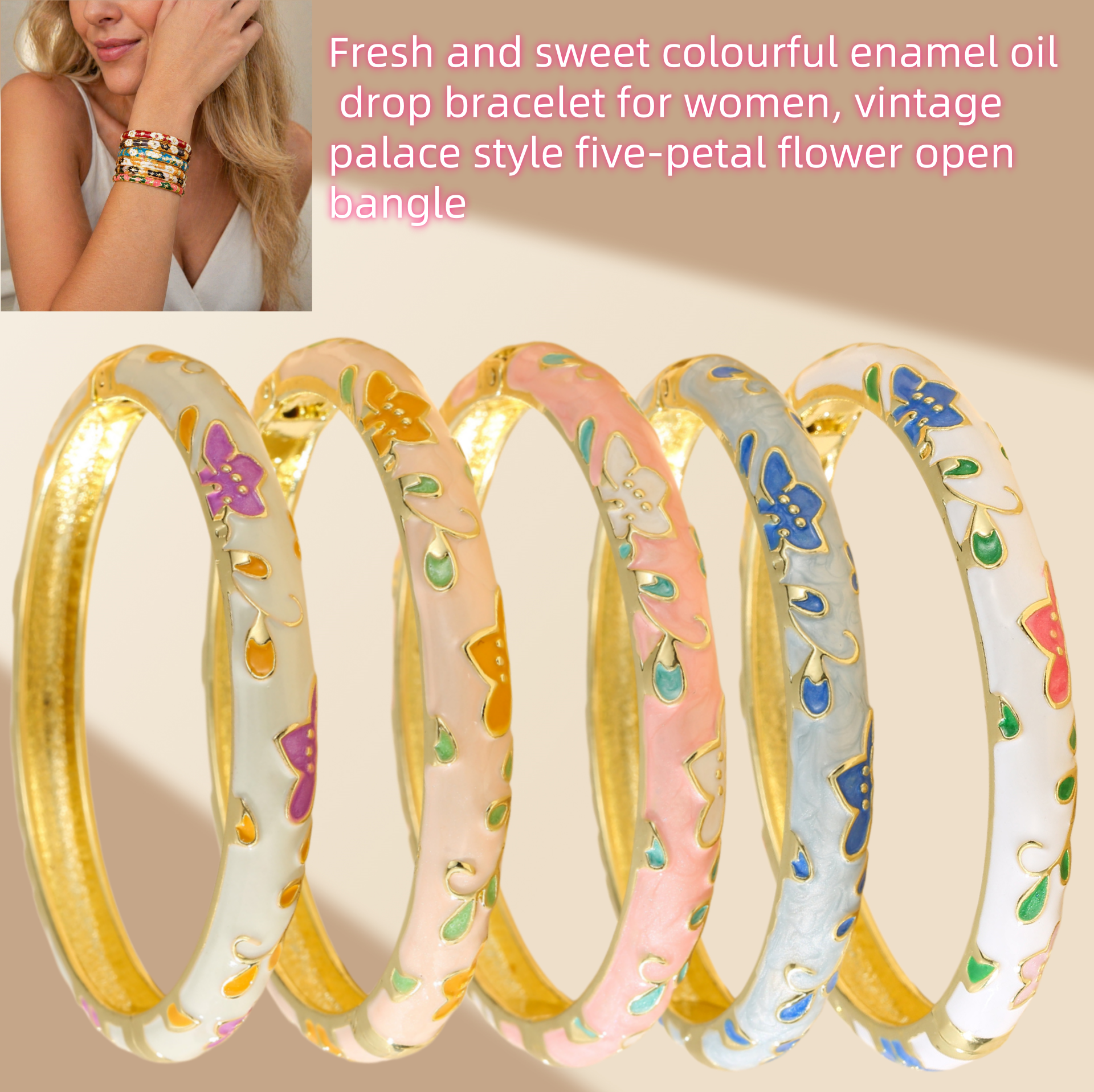 Fresh and sweet colourful enam - Coordinates Bracelet reseña y precio