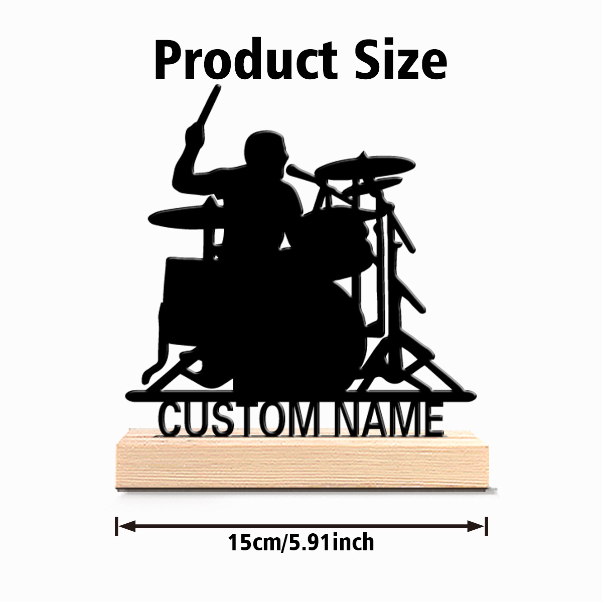 1pc Stylish Personalized Custo - Engraved Wood Frame reseña y precio