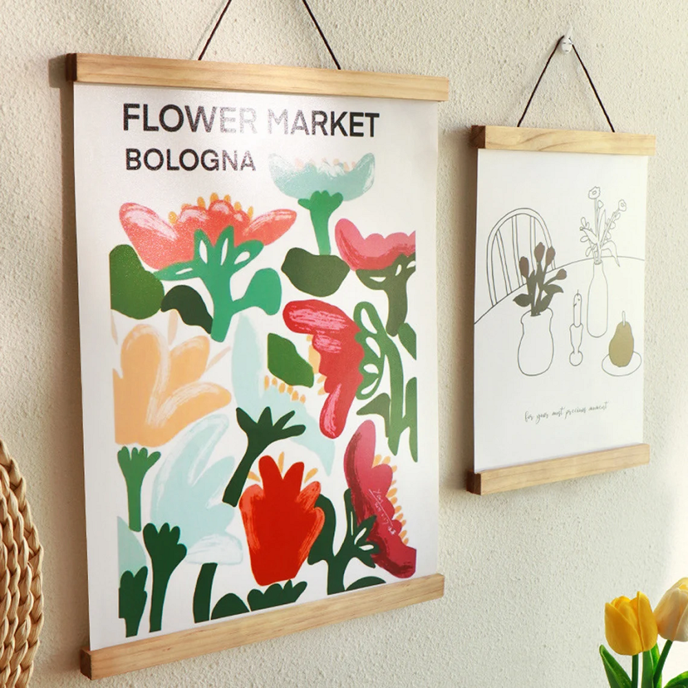 1PC Magnetic Wooden Picture Ha - Engraved Wood Frame reseña y precio