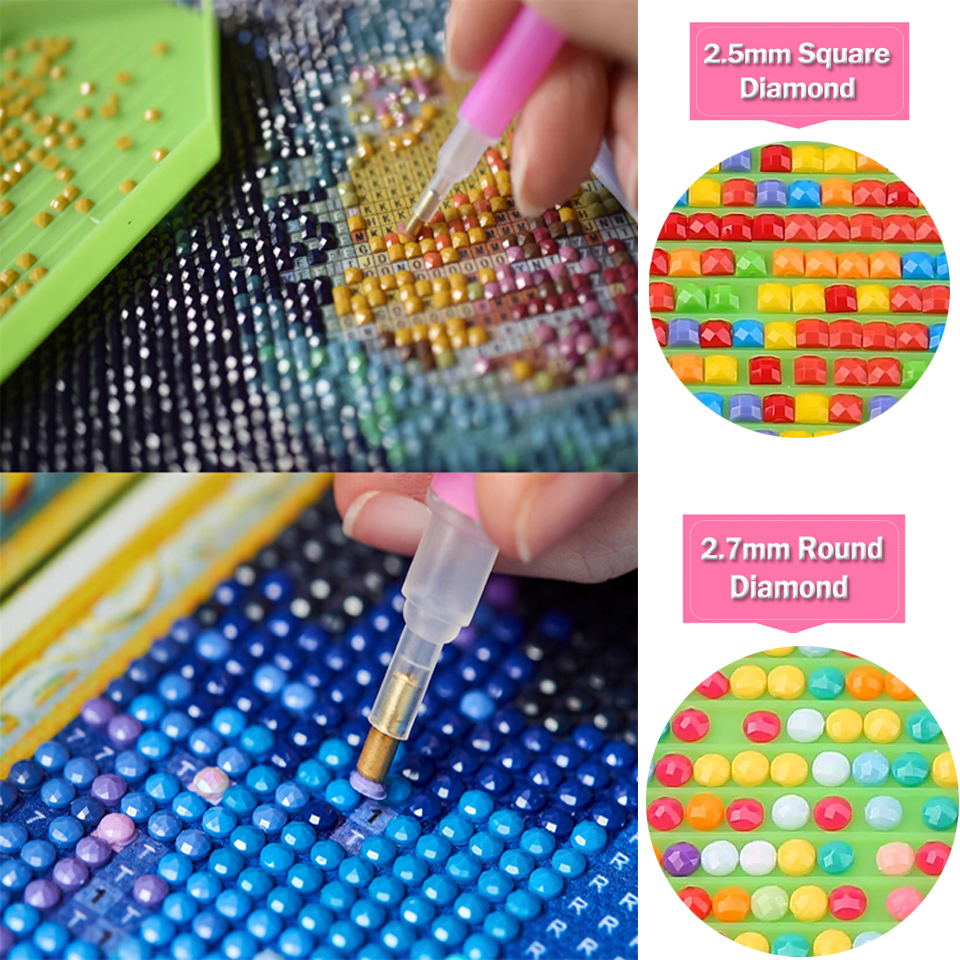 1pc frameless Diamond Painting - Photo Mosaic Print reseña y precio