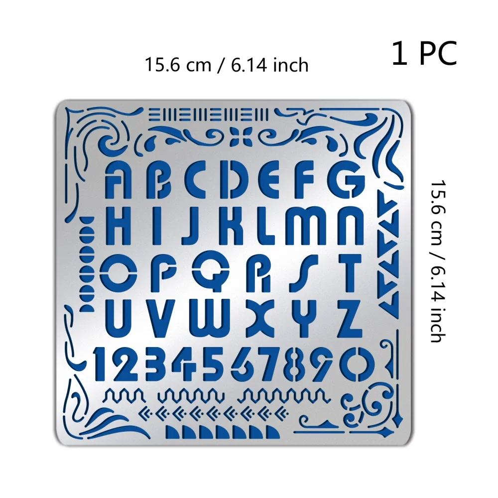 Matte Artistic Metal Letters S - Engraved Wood Frame reseña y precio
