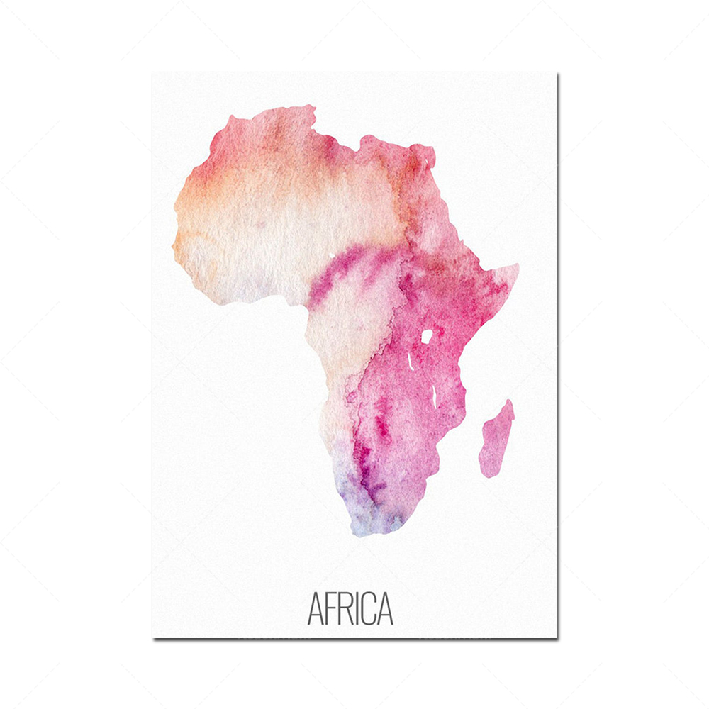 6 continent poster set, North  - Custom Star Map reseña y precio
