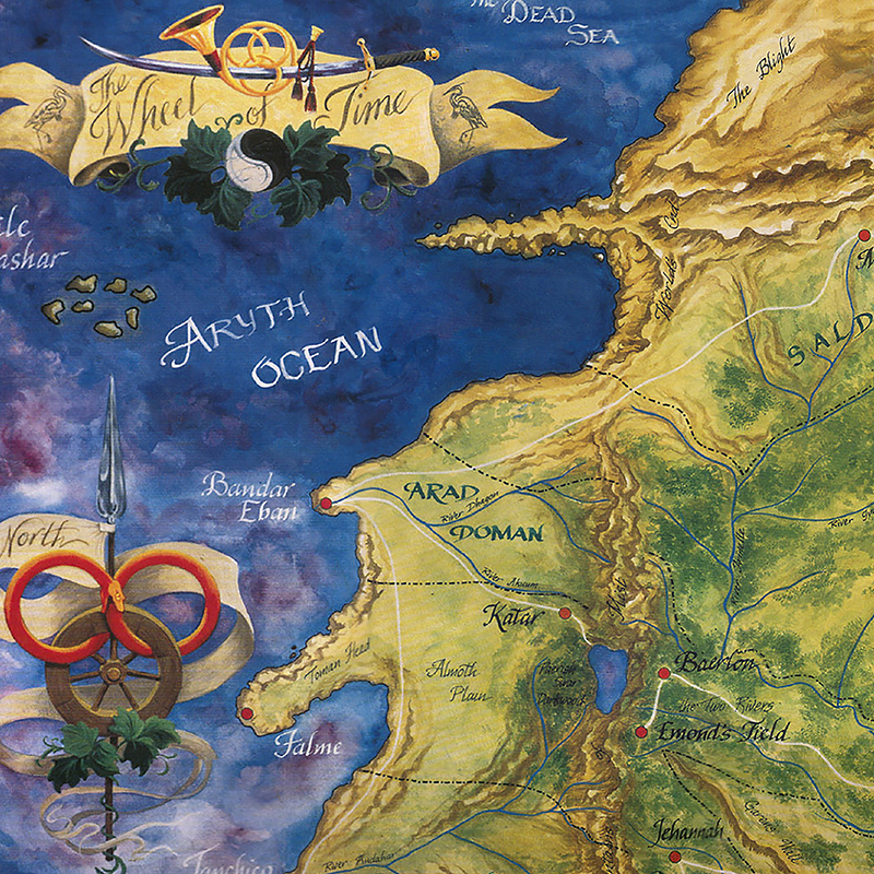 The Wheel of Time Map Poster P - Custom Star Map reseña y precio
