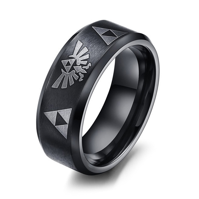 Fashion Anime Triforce Triangl - Initial Ring Custom reseña y precio