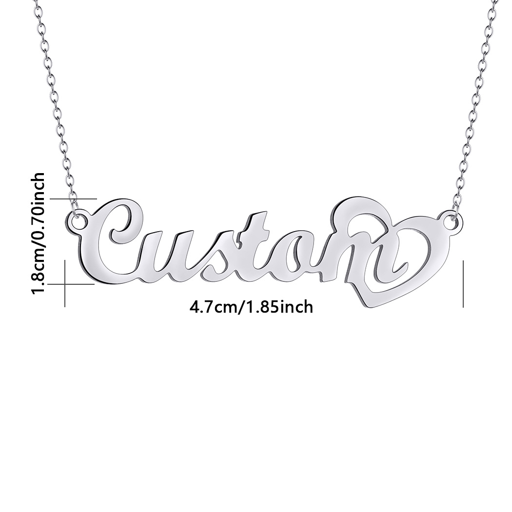 Customized Name Necklace with  - Name Necklace Custom reseña y precio