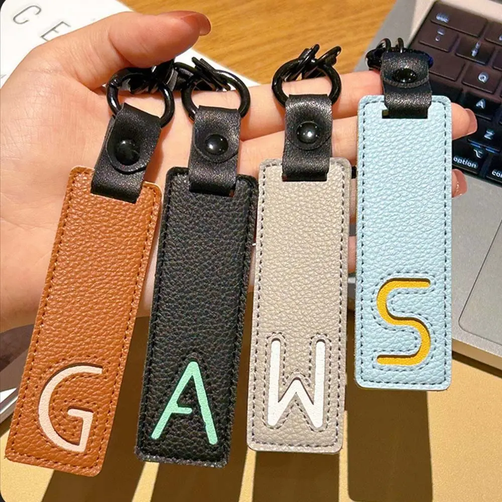 Classic Pu Leather Keychain A- - Monogram Keychain Leather reseña y precio