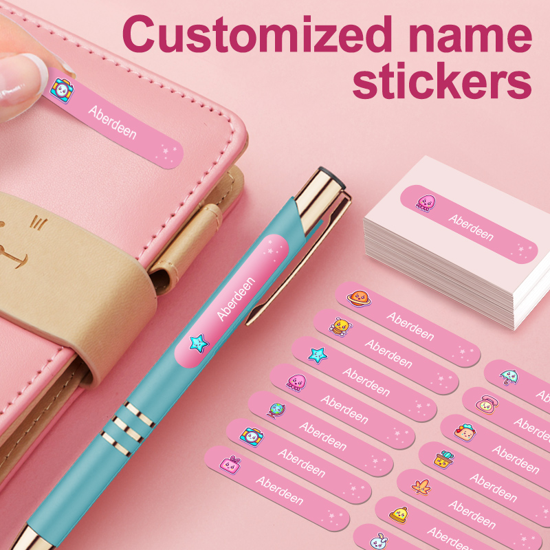 Personalized Waterproof Sticke - Personalized Name Box reseña y precio