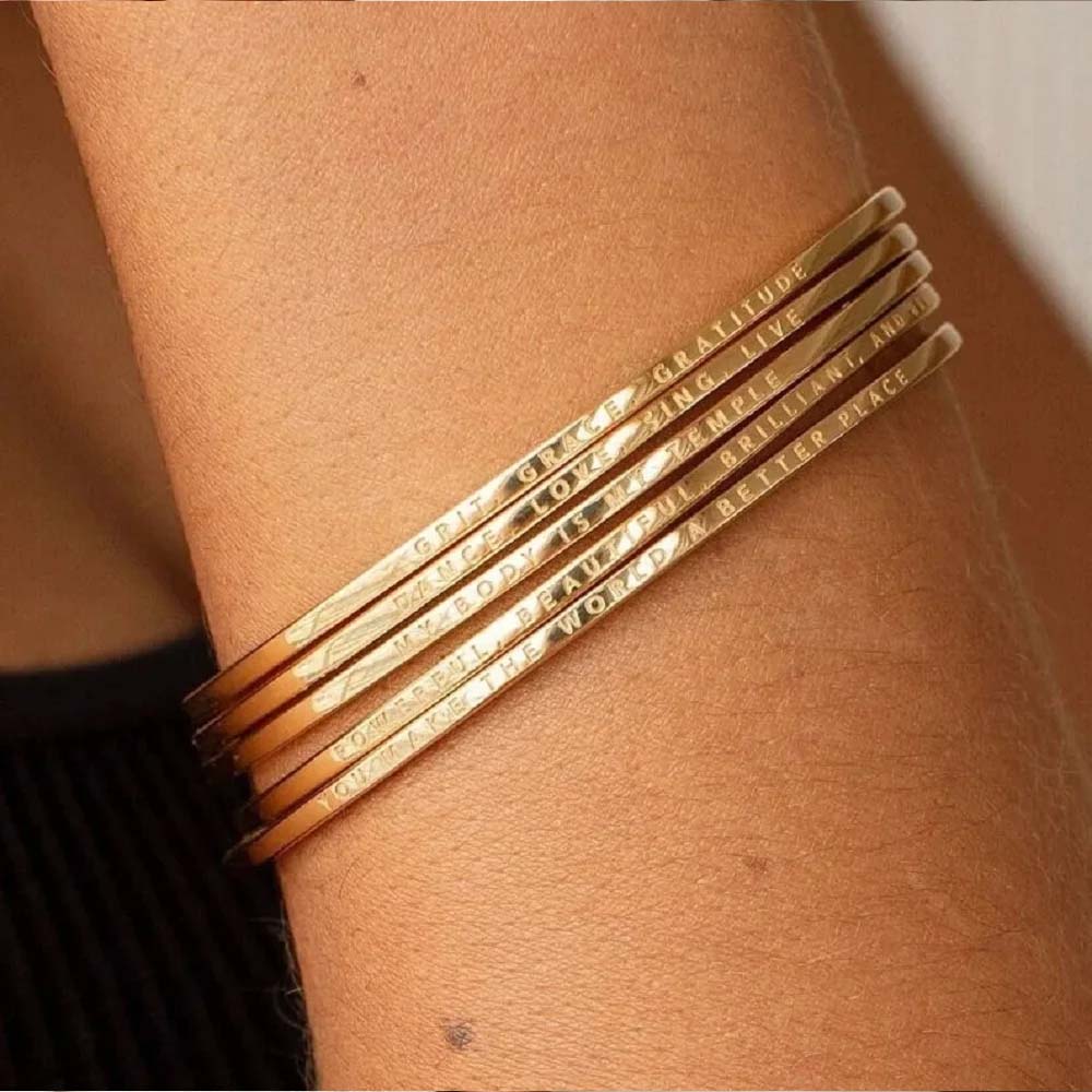 Couple Engrave Name Text Custo - Coordinates Bracelet reseña y precio