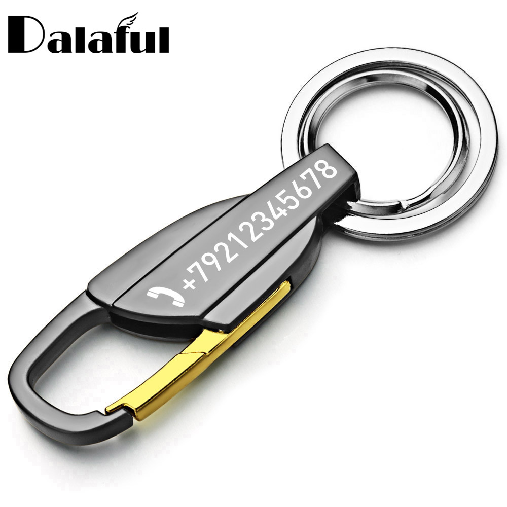 Personalized Lettering Keychai - Initial Ring Custom reseña y precio