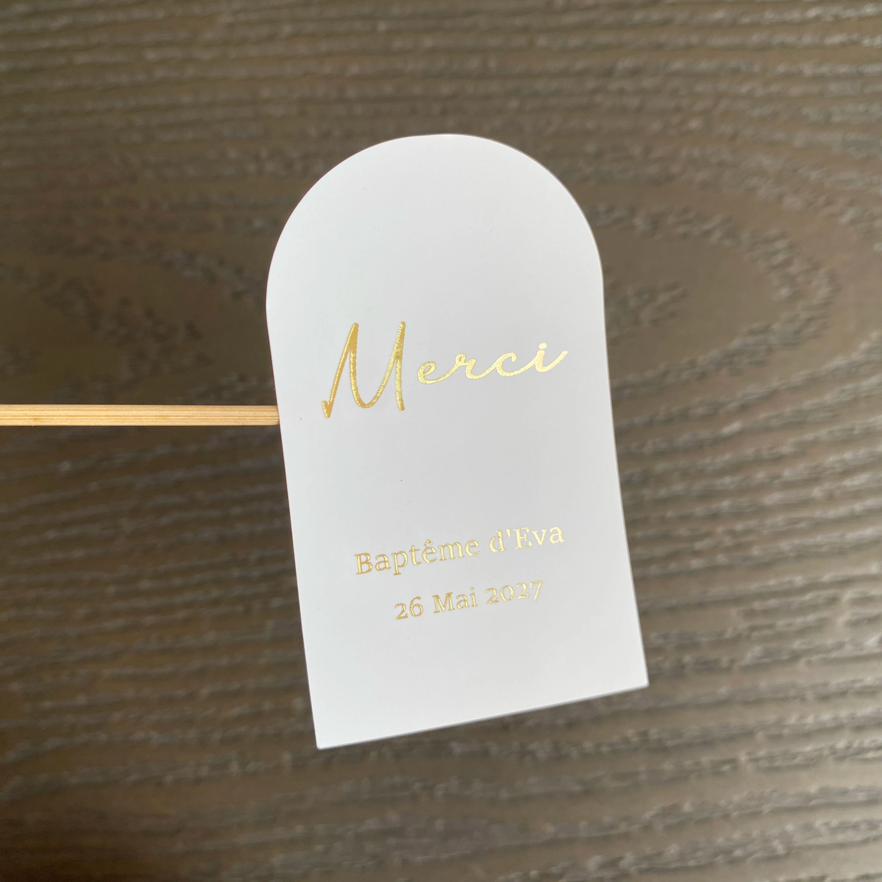 Custom Baptism Candle Merci Th - Personalised Candle Label reseña y precio