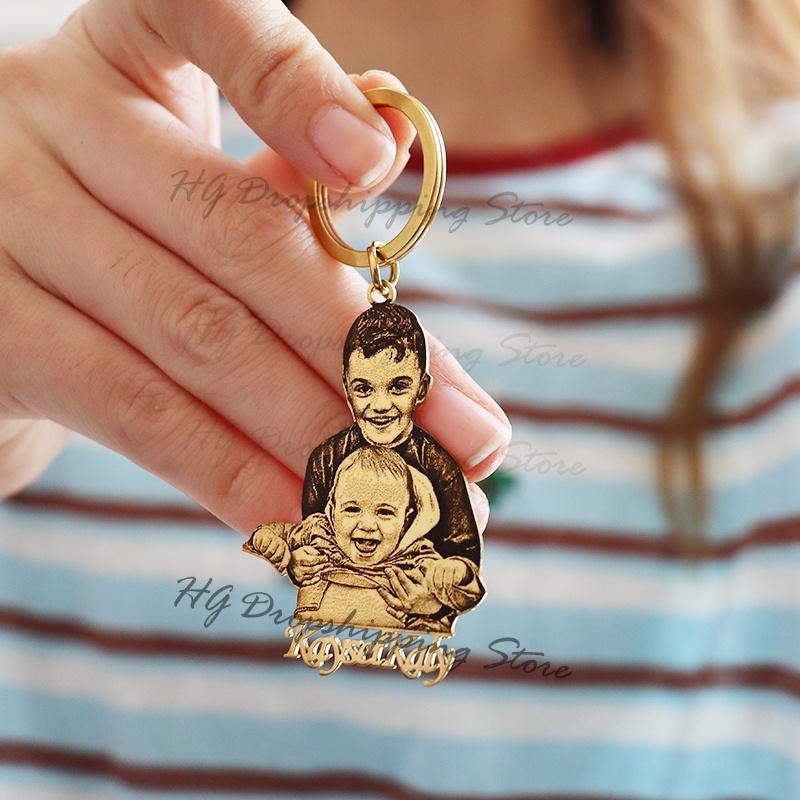 Personalized Baby Photo Keycha - Pet Portrait Custom reseña y precio