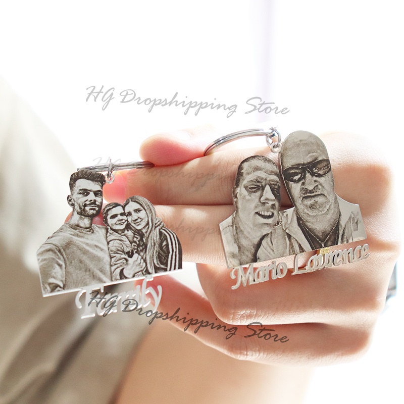 Personalized Baby Photo Keycha - Pet Portrait Custom reseña y precio