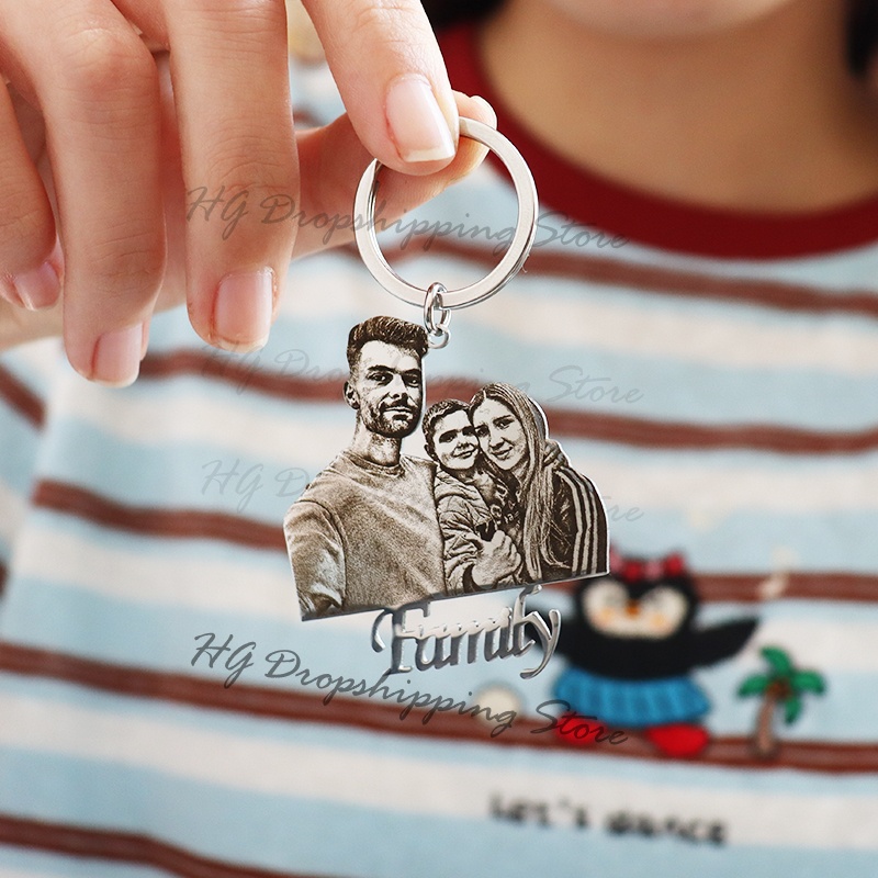 Personalized Baby Photo Keycha - Pet Portrait Custom reseña y precio