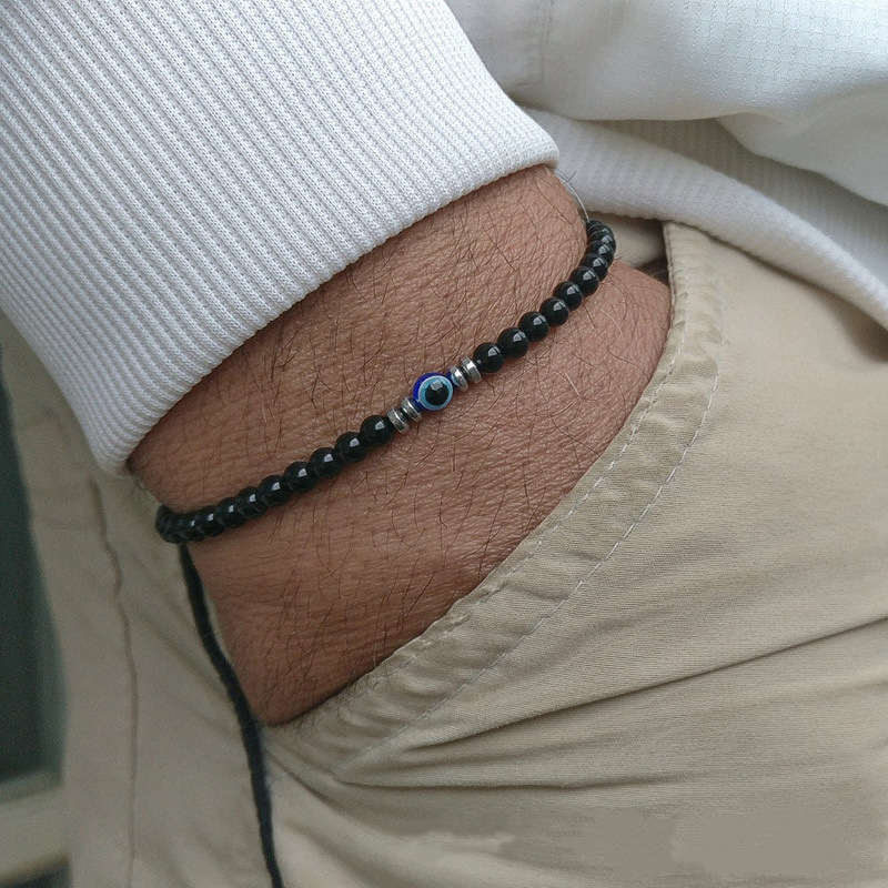Trendy 4mm Obsidian Hematite N - Coordinates Bracelet reseña y precio