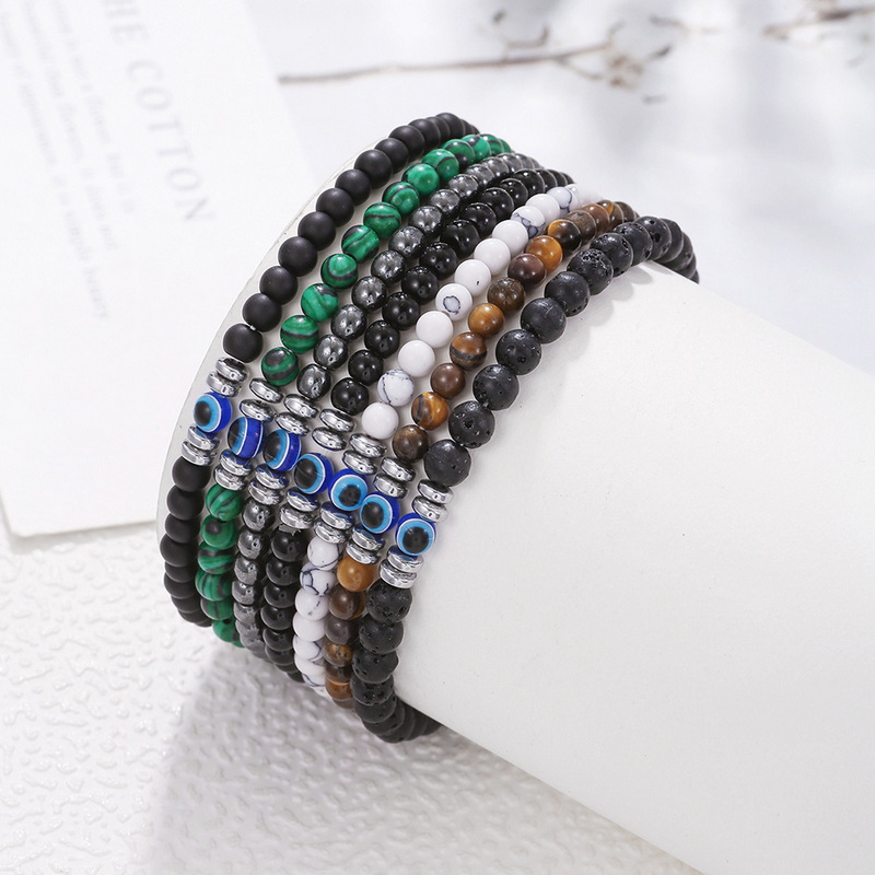 Trendy 4mm Obsidian Hematite N - Coordinates Bracelet reseña y precio