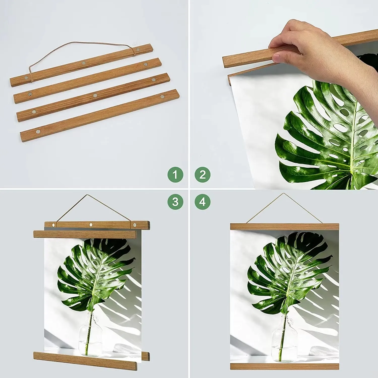 7colors 21-50cm Magnetic Woode - Engraved Wood Frame reseña y precio